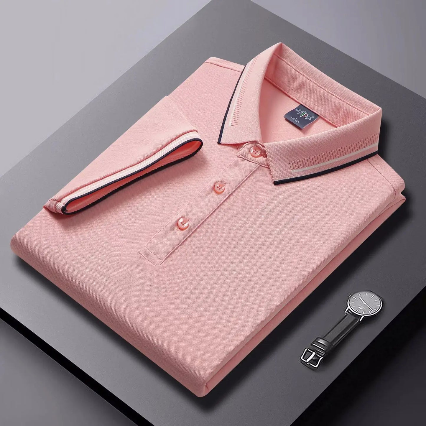 Pánske polo tričko z "ice silk" – elegantné, nekrčivé a priedušné