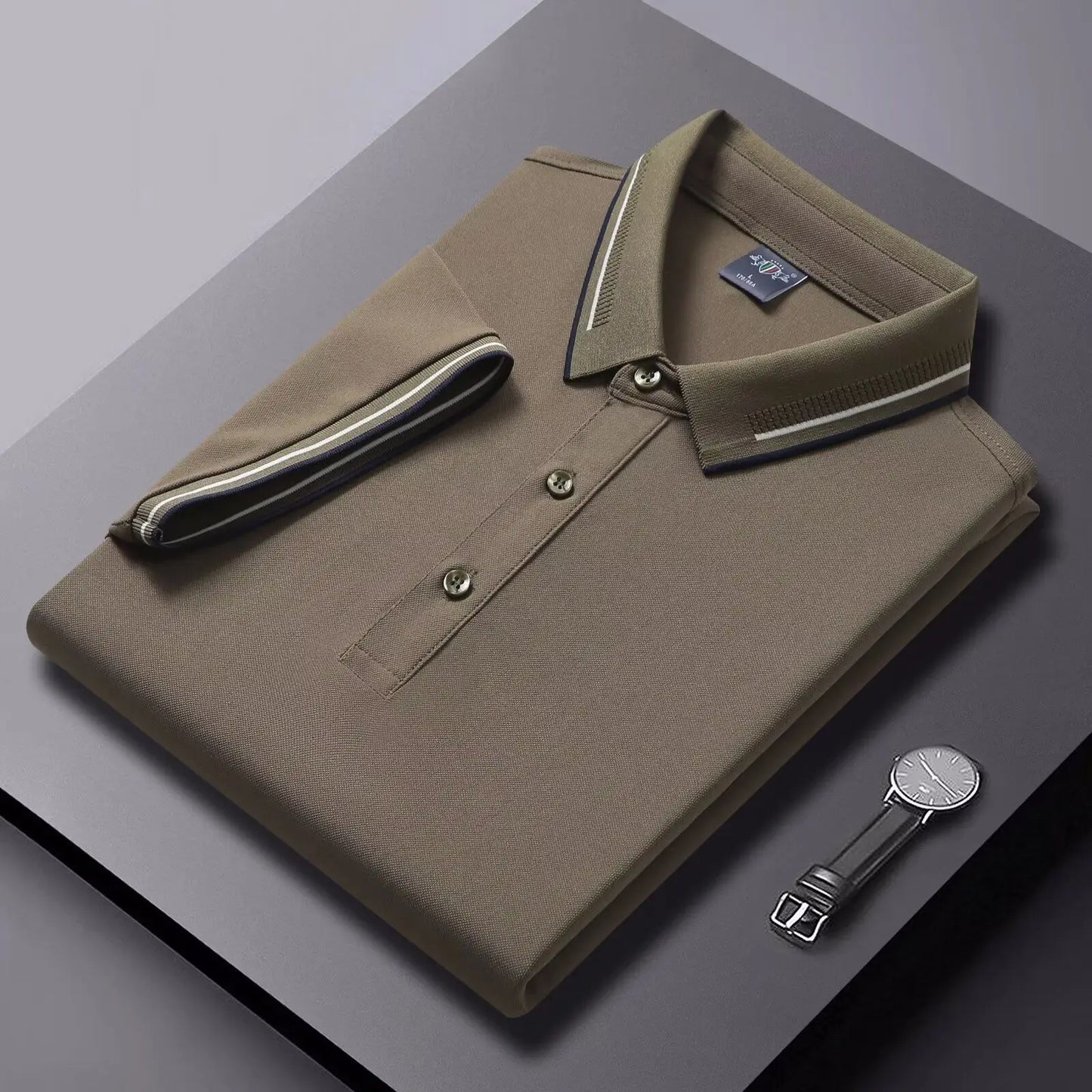 Pánske polo tričko z "ice silk" – elegantné, nekrčivé a priedušné