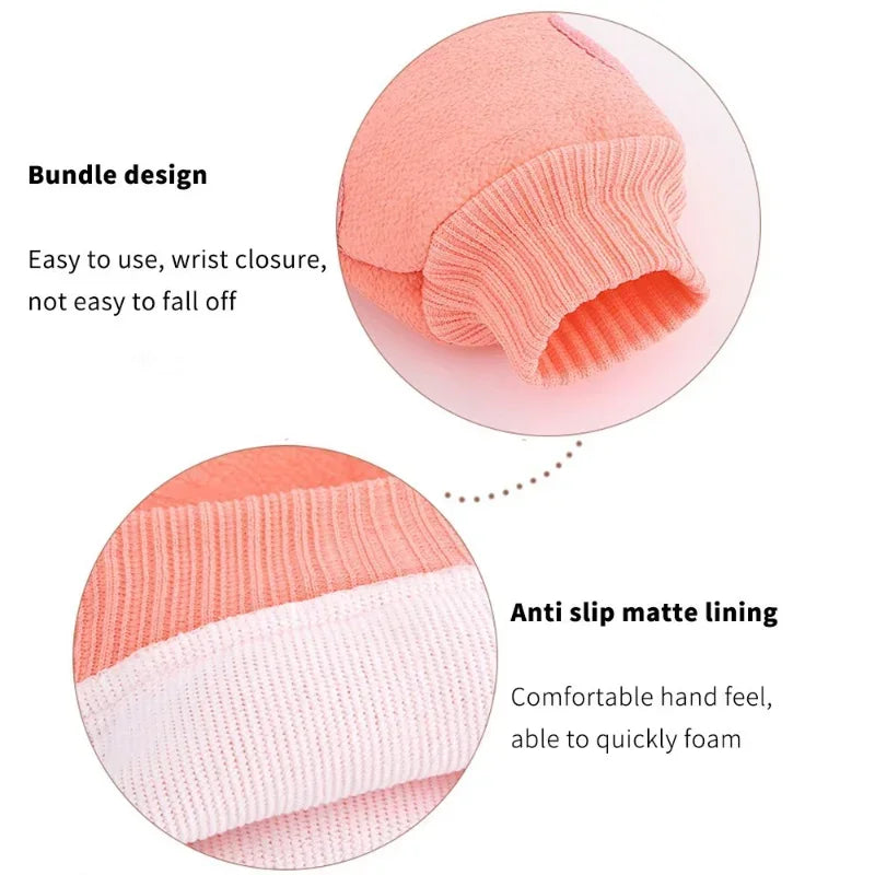 Exfoliačný sprchový rukáv – jemný peeling pre hebkú pokožku