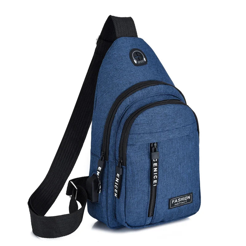 Multifunkčná unisex náprsná taška