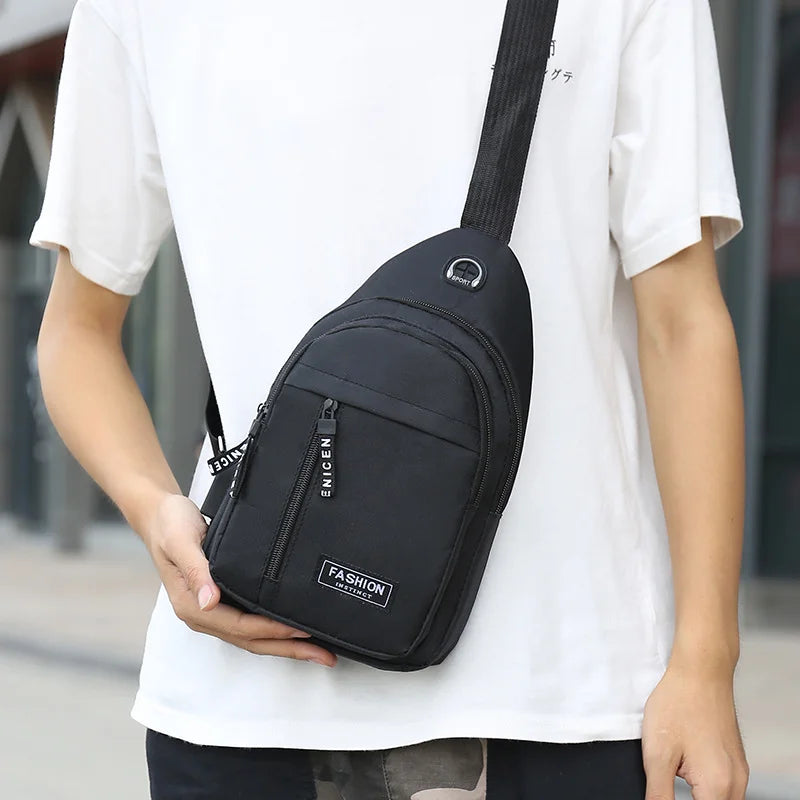 Multifunkčná unisex náprsná taška
