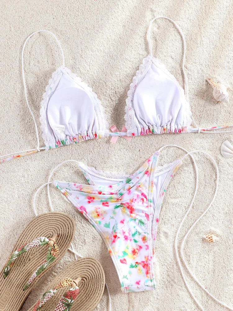 Dvojdielne bikiny s push-up efektom – v jednofarebnom aj vzorovanom prevedení