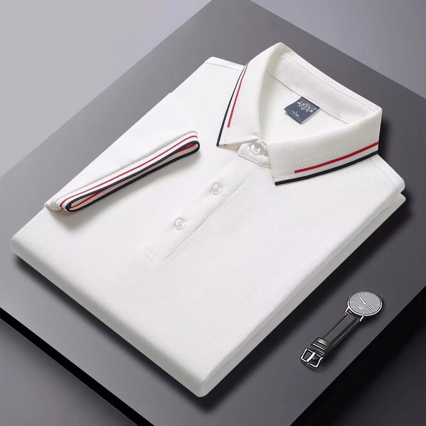 Pánske polo tričko z "ice silk" – elegantné, nekrčivé a priedušné