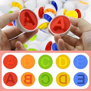 Montessori vkladačka vajíčka – edukačná hračka na farby a tvary pre batoľatá