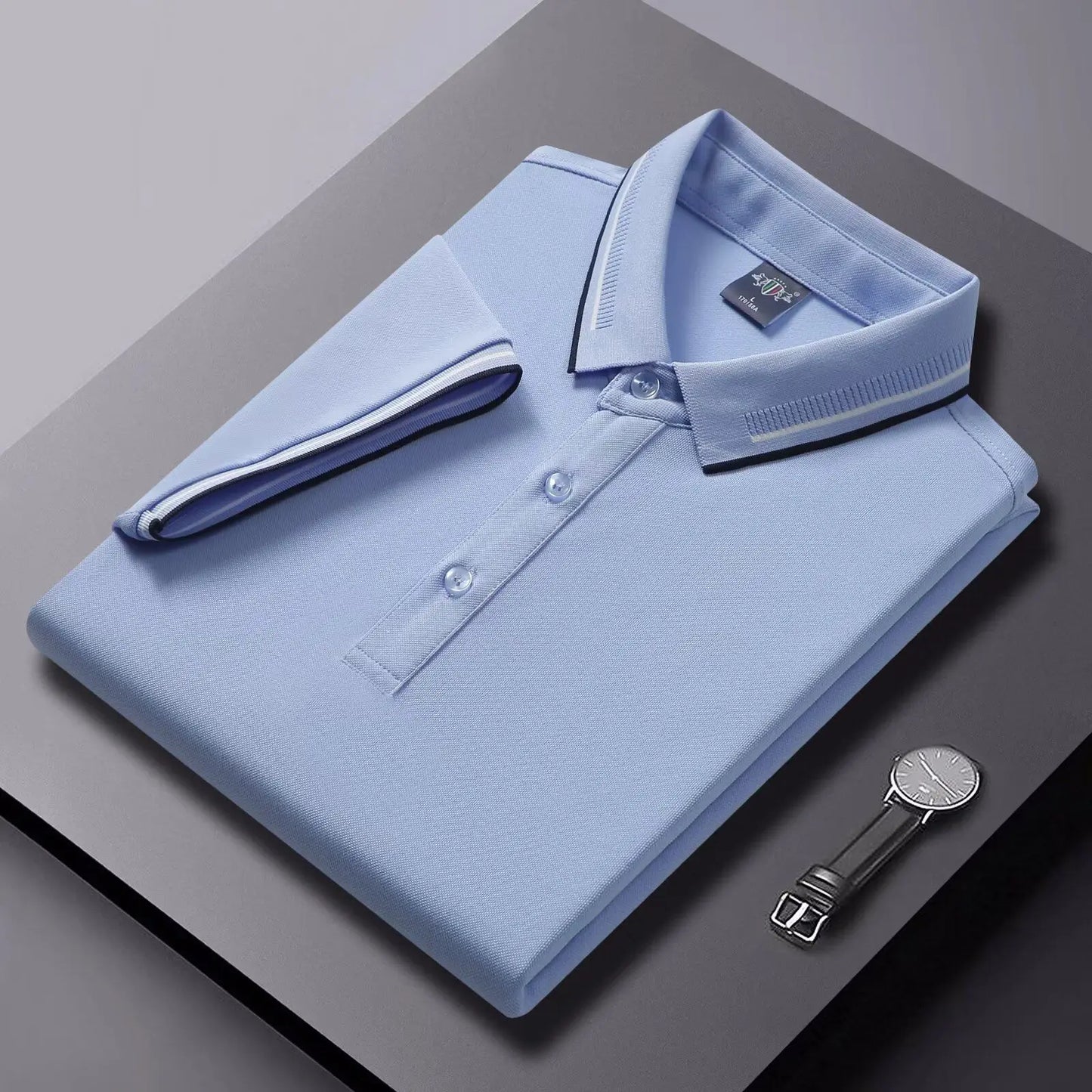 Pánske polo tričko z "ice silk" – elegantné, nekrčivé a priedušné