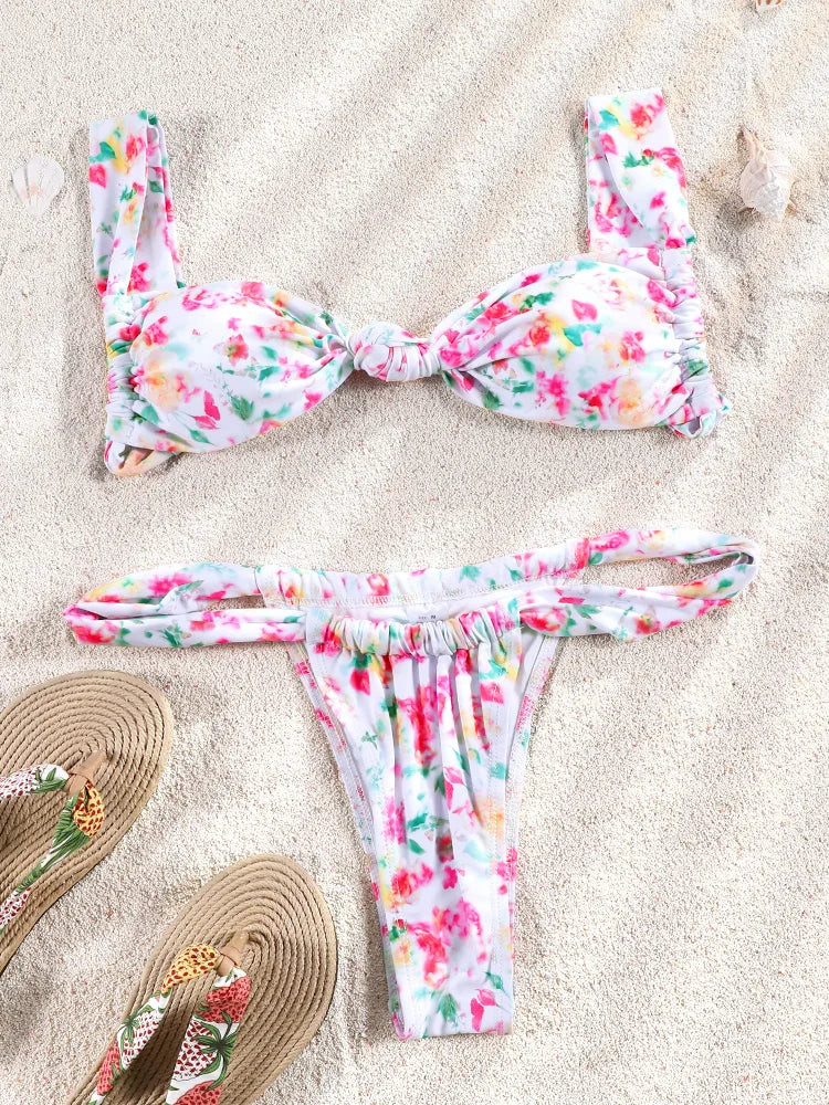 Dvojdielne bikiny s push-up efektom – v jednofarebnom aj vzorovanom prevedení