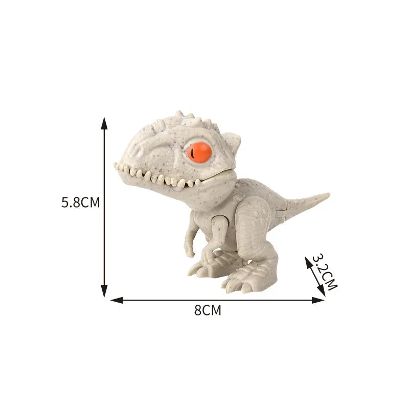 Dinosaurí prstové hračky – pohyblivé Tyranosaury pre malých dobrodruhov