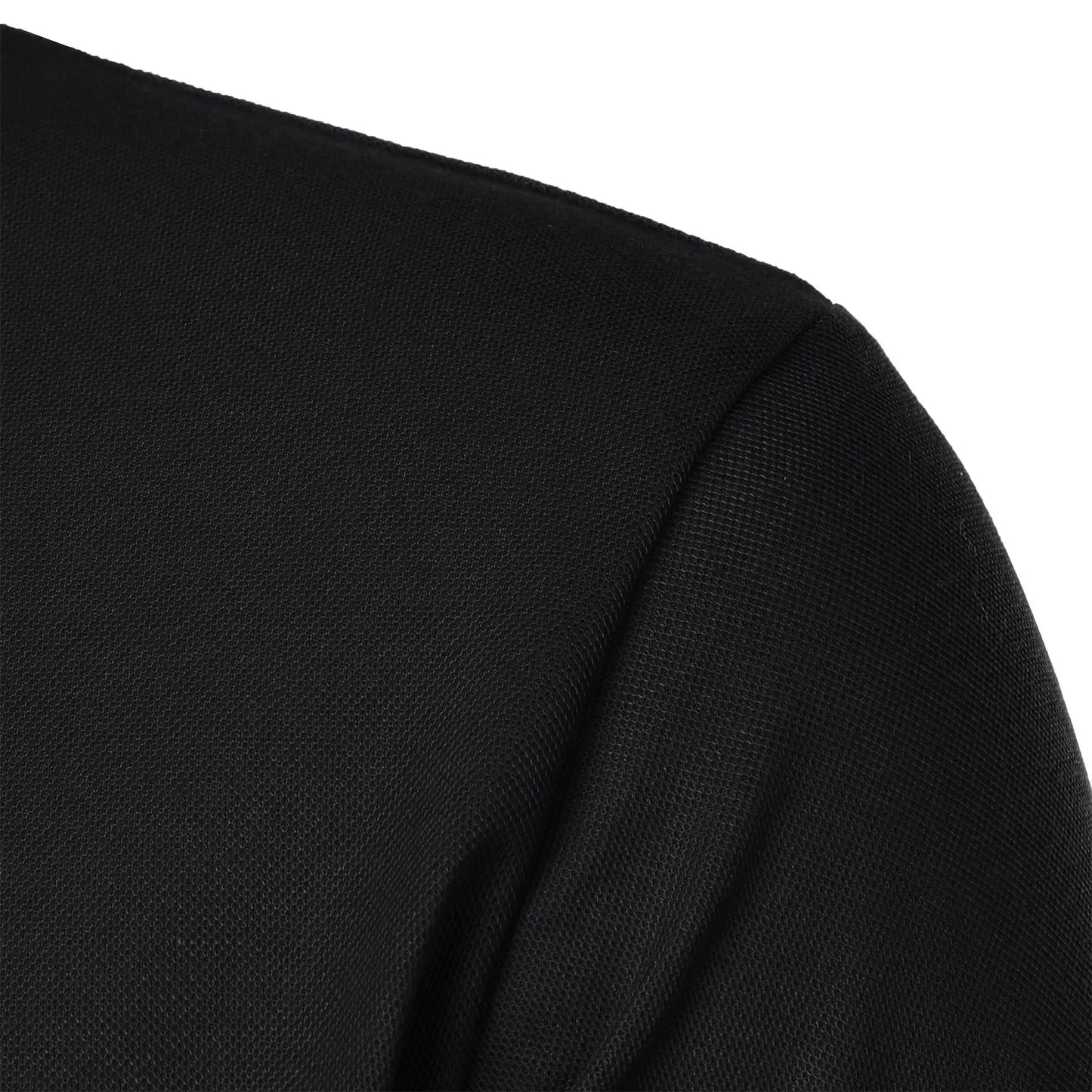 Pánske slim fit polo tričko – elegantný kórejský štýl v jednofarebnom prevedení