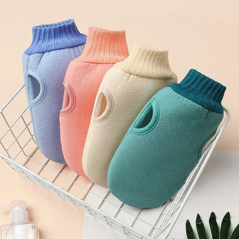 Exfoliačný sprchový rukáv – jemný peeling pre hebkú pokožku