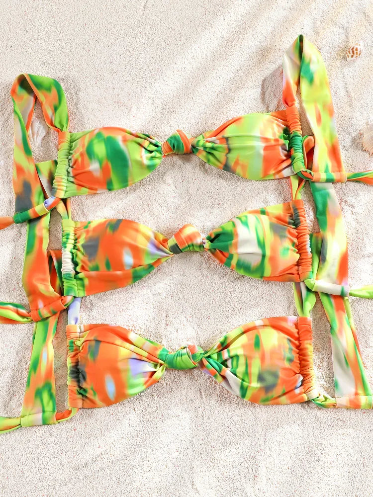 Dvojdielne bikiny s push-up efektom – v jednofarebnom aj vzorovanom prevedení
