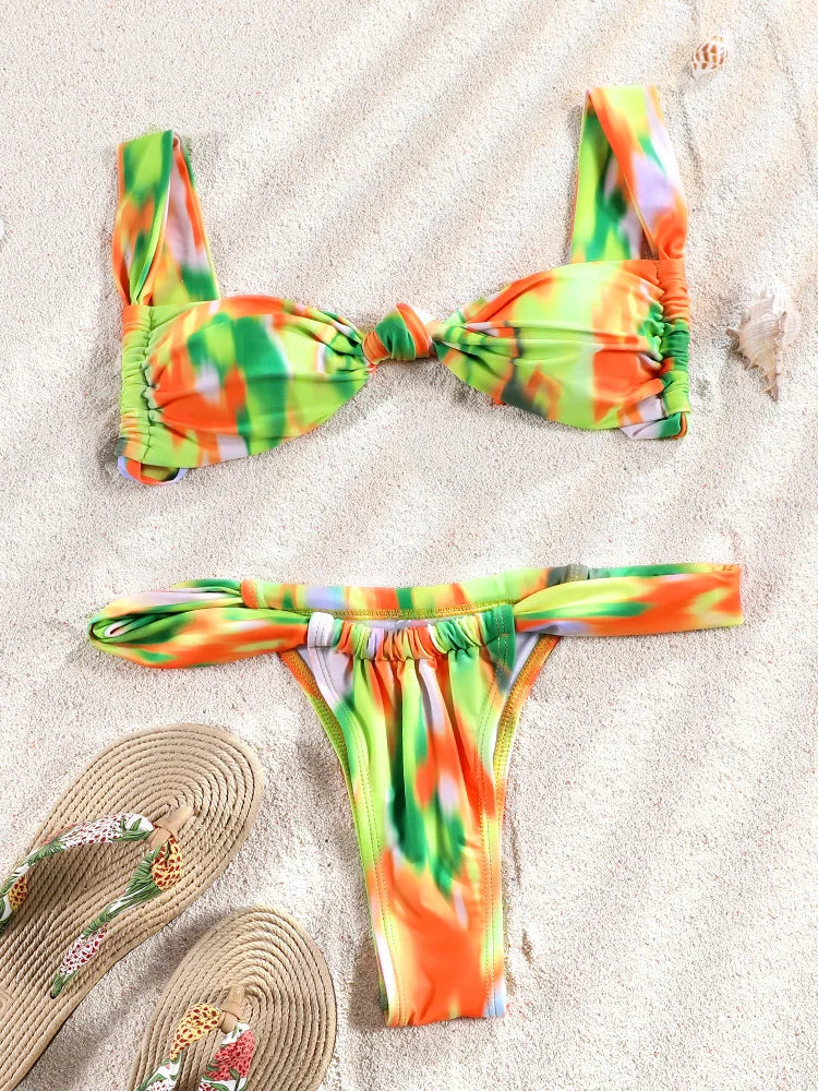 Dvojdielne bikiny s push-up efektom – v jednofarebnom aj vzorovanom prevedení