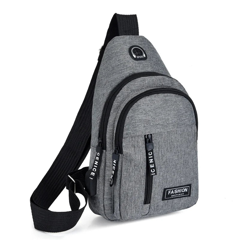 Multifunkčná unisex náprsná taška