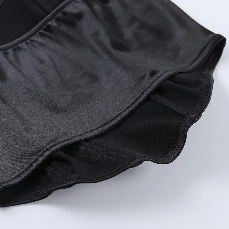 Dámsky korzetový crop top bez ramien – sexi bustier štýl