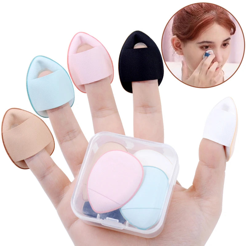 5/10 ks Mini prstové hubky na make-up