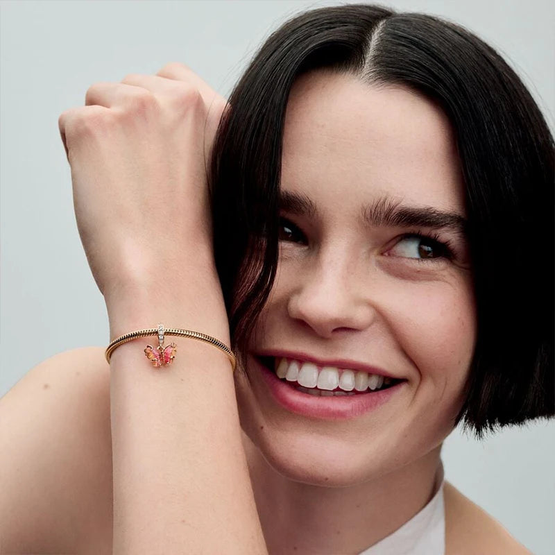 Strieborný prívesok Motýľ