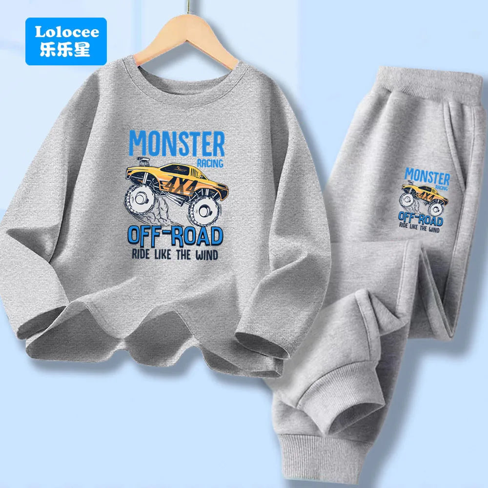 Detská súprava s potlačou nákladného auta