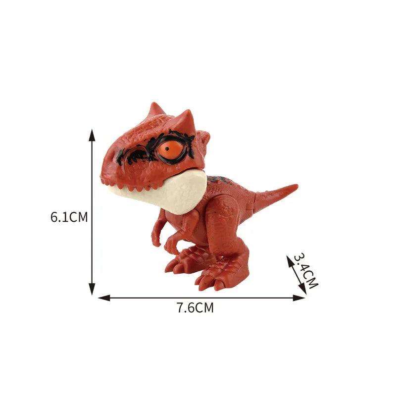 Dinosaurí prstové hračky – pohyblivé Tyranosaury pre malých dobrodruhov