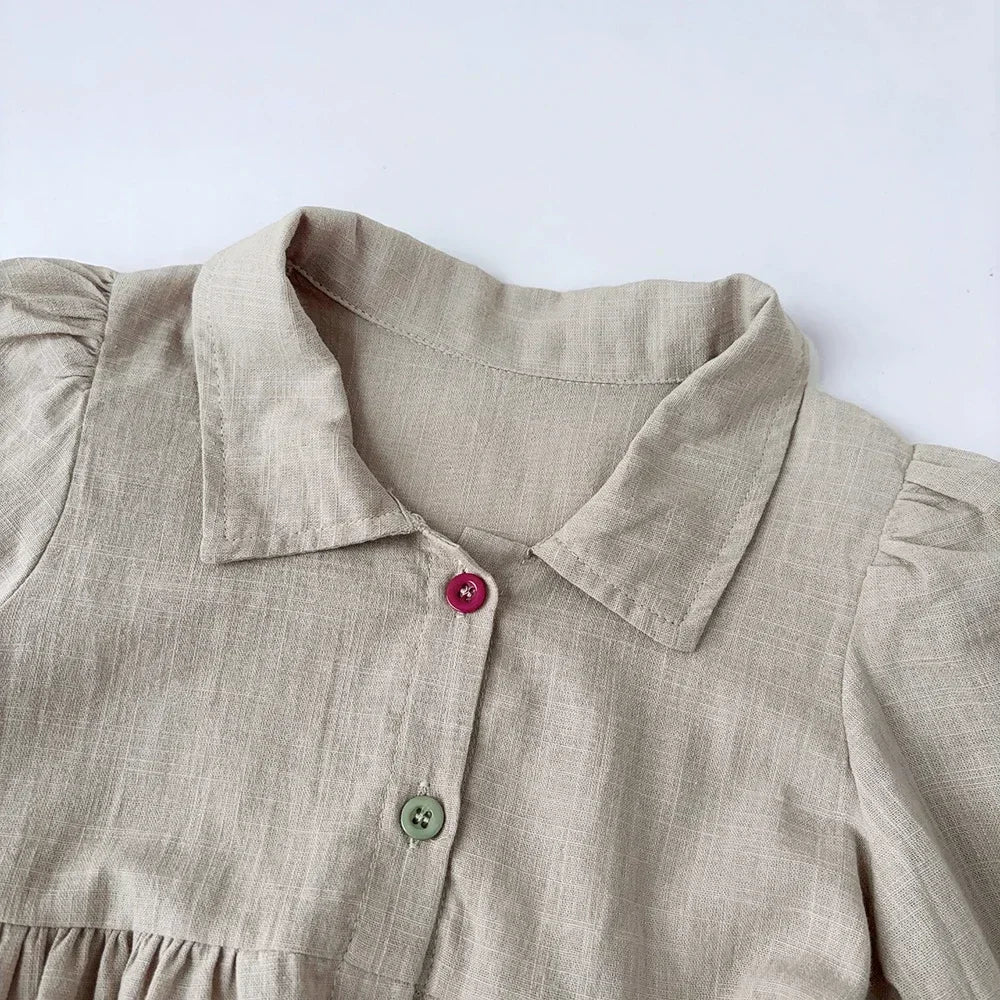 Dievčenské bavlnené šaty