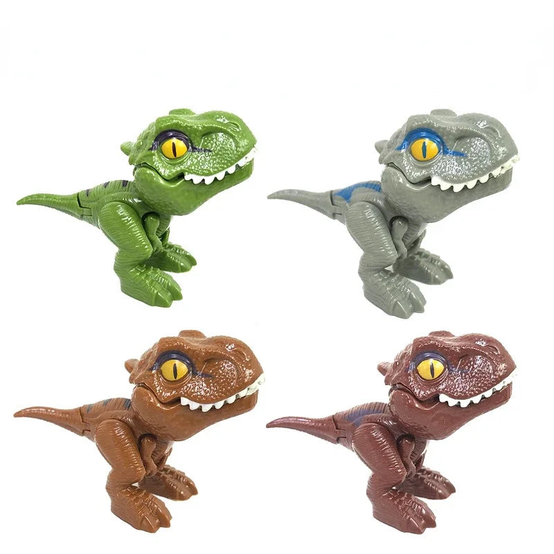 Dinosaurí prstové hračky – pohyblivé Tyranosaury pre malých dobrodruhov