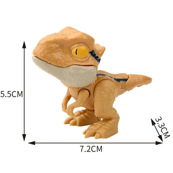 Dinosaurí prstové hračky – pohyblivé Tyranosaury pre malých dobrodruhov