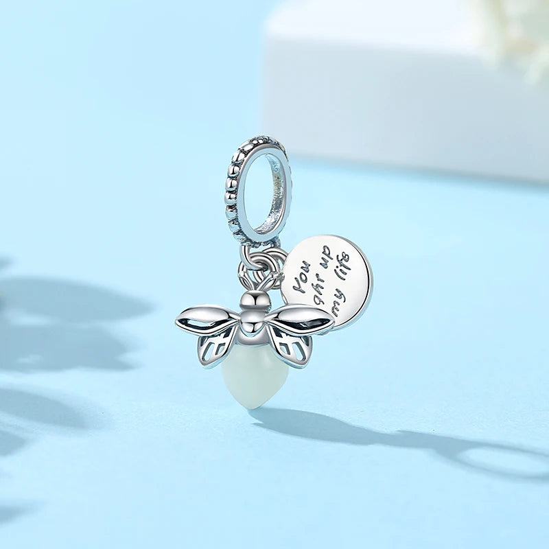 Strieborný prívesok Svätojánska muška 925