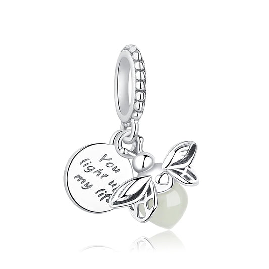 Strieborný prívesok Svätojánska muška 925