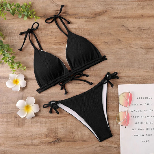 Brazílske dvojdielne bikiny – sexi letný strih