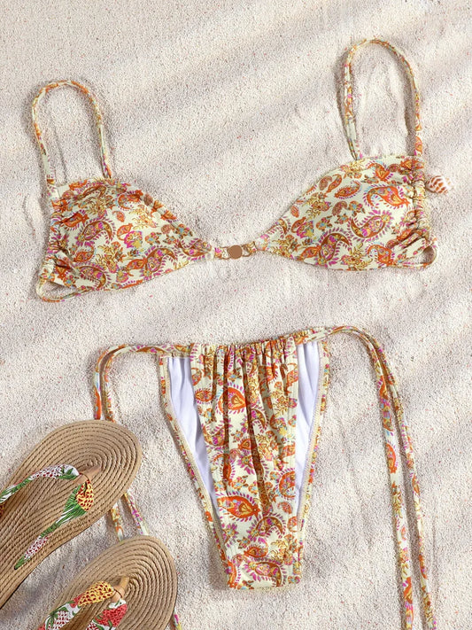 Dvojdielne bikiny s push-up efektom – v jednofarebnom aj vzorovanom prevedení