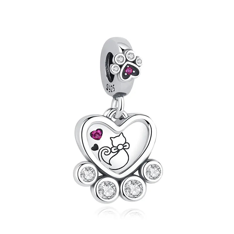 Strieborný prívesok S925 – Love Pets