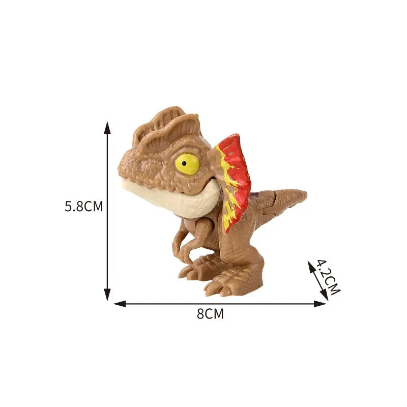 Dinosaurí prstové hračky – pohyblivé Tyranosaury pre malých dobrodruhov