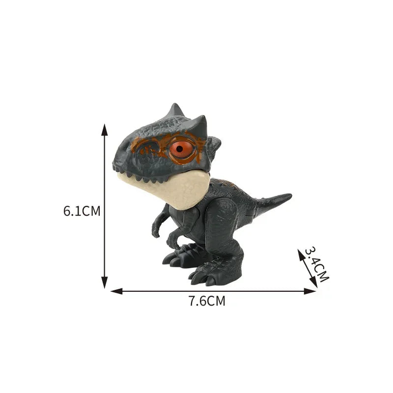 Dinosaurí prstové hračky – pohyblivé Tyranosaury pre malých dobrodruhov