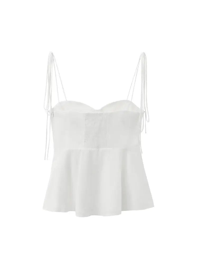 Asymetrický bustier top s výstrihom do srdca – sexi a elegantný štýl