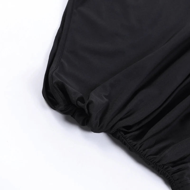 Sexi top bez chrbta a ramien – letný Y2K crop štýl
