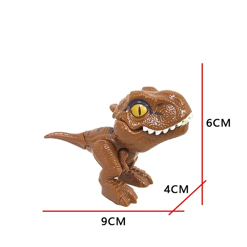 Dinosaurí prstové hračky – pohyblivé Tyranosaury pre malých dobrodruhov