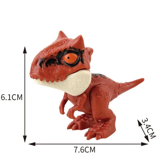 Dinosaurí prstové hračky – pohyblivé Tyranosaury pre malých dobrodruhov
