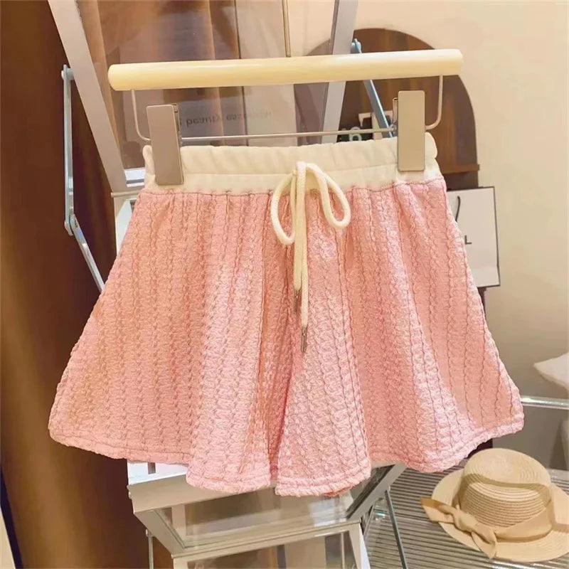 Roztomilý outfit pre dievčatá – Krátky rukáv + kraťase