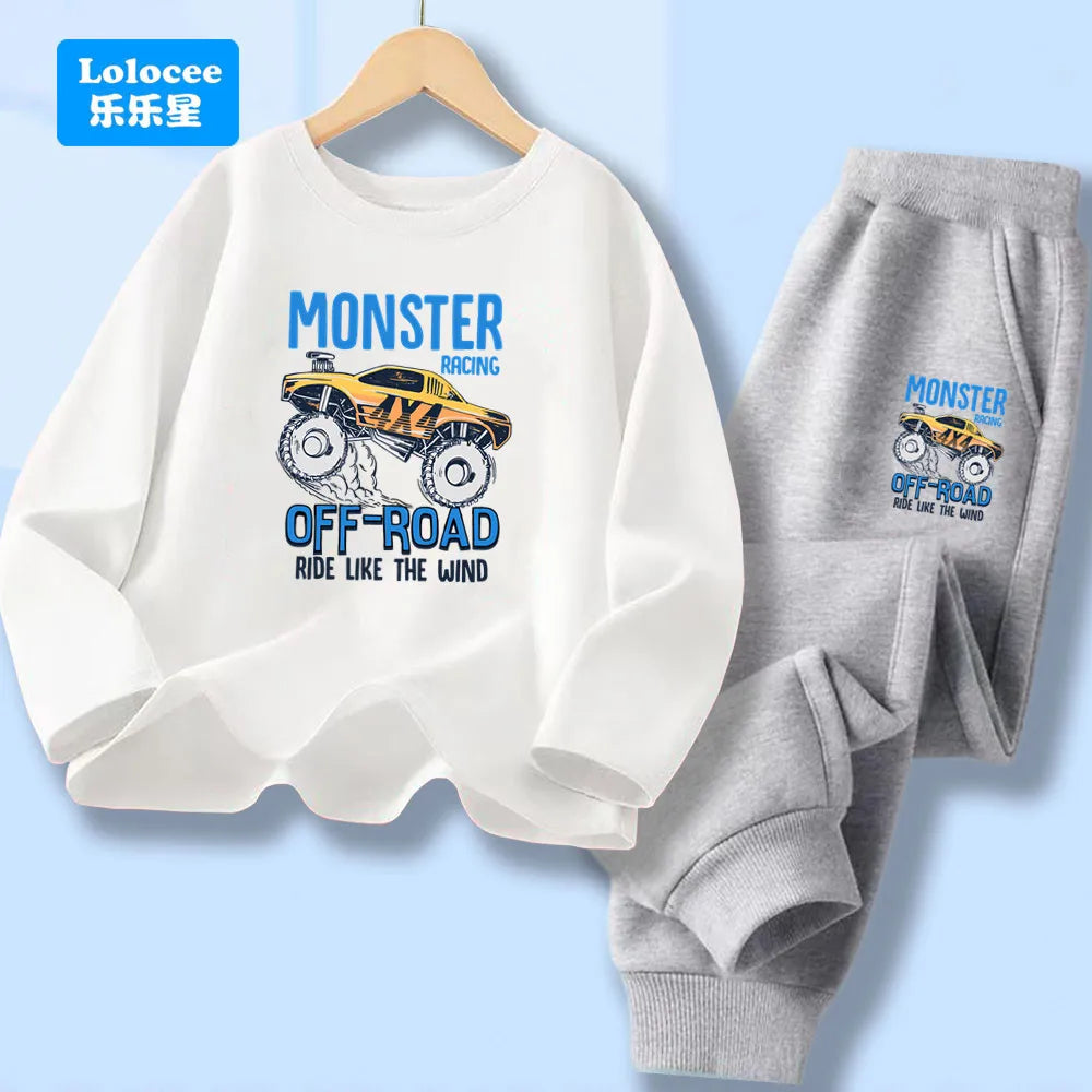 Detská súprava s potlačou nákladného auta