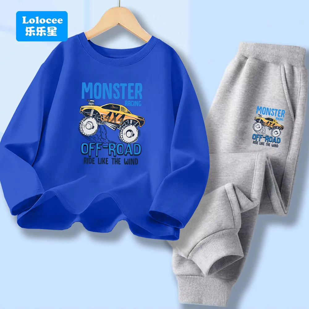 Detská súprava s potlačou nákladného auta