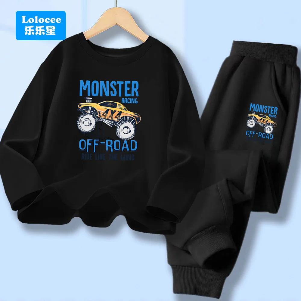 Detská súprava s potlačou nákladného auta