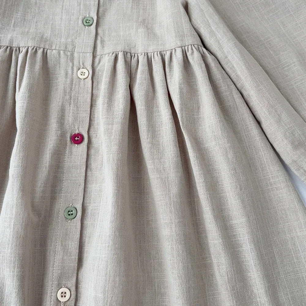 Dievčenské bavlnené šaty