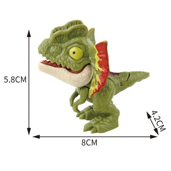Dinosaurí prstové hračky – pohyblivé Tyranosaury pre malých dobrodruhov