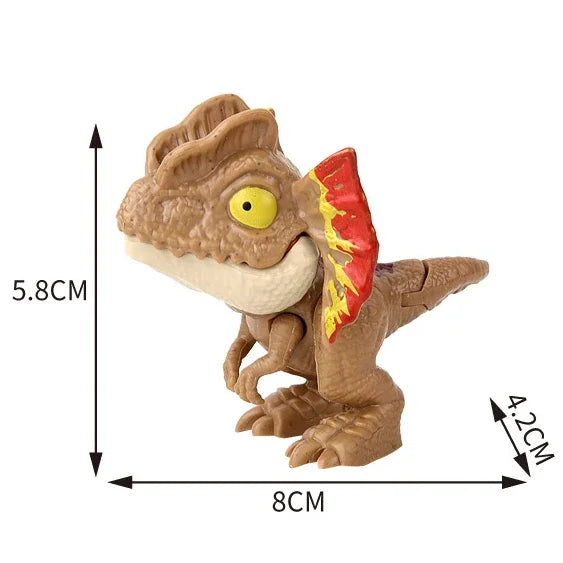 Dinosaurí prstové hračky – pohyblivé Tyranosaury pre malých dobrodruhov