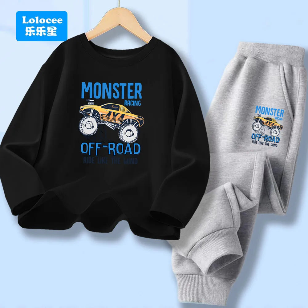 Detská súprava s potlačou nákladného auta